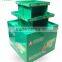 Point Of Purchase Folding Corrugated Cardboard Pallet Display For Supermarket