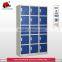 high quality blue KD structure metal 15 doors vertical locker