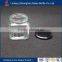 Honey industrial use and screw cap sealing type 200ml quadrangular glass jam jar