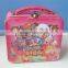 2014 hot sell with handle shaped lunch tin box