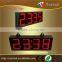 Semi-outdoor 5 Inch Red Color LED Time Sign/gas Price Sign/temperature Sign With Remote Control