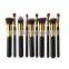 soft hair wholesales 10 piece kabuki makeup brush set