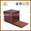 New products custom leather square tissue box cover