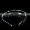 2016 New wedding jewelry silver pear headband crystal hairband wholesale