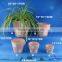 color glazed bulk stoneware flower pot wholesale