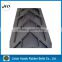 Solid woven pattern chevron fabric core conveyor belt