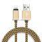 MFI braided usb data cable