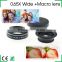 Smartphone Universal External Lens Wide Angle + Macro Lens 10x zoom lens effect for samsung s3 s4 i9500 iphone 4s 5S 5C htc