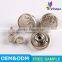 Hot sale nice decorative cheaper alloy jeans button hang plating decorative button