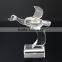 2015 new beautiful lifelike crystal birds animal figurines