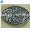 Custom cheap wholesale military initial belt buckle with good price