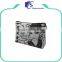 Custom women zipper canvas print cosmetic bag makeup bag organizer