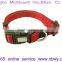 Colourful Nylon dog collar and leash