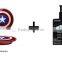 black white Captain America charger pad /wireless power bank charger