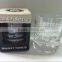 old fashioned glass bubble base glass for whisky
