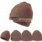 ribbed wool knit hats beanie/mens wool knitted hat/custom free knitting pattern hat beanie