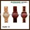 hot sale fashion exquisite wood watch high quality japanese quartz movement watches classic for women