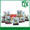 New products 2016 customized printed clear window BOPP plastic stand up pouch with zipper for dog food packaging