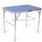 Aluminium folding portable outdoor table