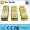2016 8GB USB Stick Gold bar usb flash drive factory price usb 2.0 driver good quality CE/RO