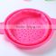 Hot selling kitchen accessories folding silicone basket