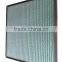 Ventilation system clean air filter panel prefilter with metal frame