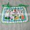 classical design green border terry cotton towel with pigment printing waist apron