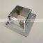 Square tube base Square post tube base flange