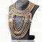 Luxuriant set auger gold silver necklace, the Arab style