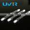 clear single tube Halogen R7s heating lamp