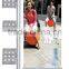 Aluminum brochure rack advertising poster stand