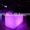 Plastic technology durable waterproof led long square stool