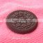 Cookies design embossed PVC rubber patch,brand logo rubber souvenir gift