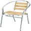 Aluminum wooden garden set