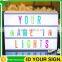 PDL A3/A4/A5 LED Light Box With Replaceable Letters