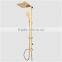 wall mount shower set,antique brass rainfall shower set