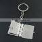 Engraved Silver Picture Frame Keychain