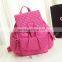 2015 New Style PU Leather Bag for Women Leather Drawstring Bag