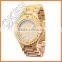 Colorful big face taste WOOD BAMBOO watch