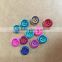 fancy color resin buttons for garments