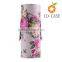 Colorful Leather Makeup Brush Cup Holder with Different Styles and Colors Leather