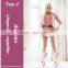 New style Polyester fashionable hairy leg set hooded clothing christmas costume patterns