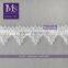 6 1/2cm polyester embroidery lace trim white lace trim decorative lace trim for wedding dress