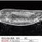 cambered decorative plastic snack dish