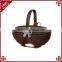 S.D Washing Plastic Rattan Fruit and Gift Basket With Single Handle