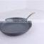 Non-Stick Flat Ceramic Deep Frying Pan With Hard Anodized Exterior
