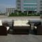 New design outdoor rattan furniture patio brown sofa set