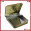 rectangular hinge cigarette tin box