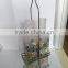 beautiful customized glass bottle /two bottles set with frame