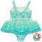 Wholesale Kid One Pieces Swimsuit Custom Print Mermaid Aqua Girls Swimwear